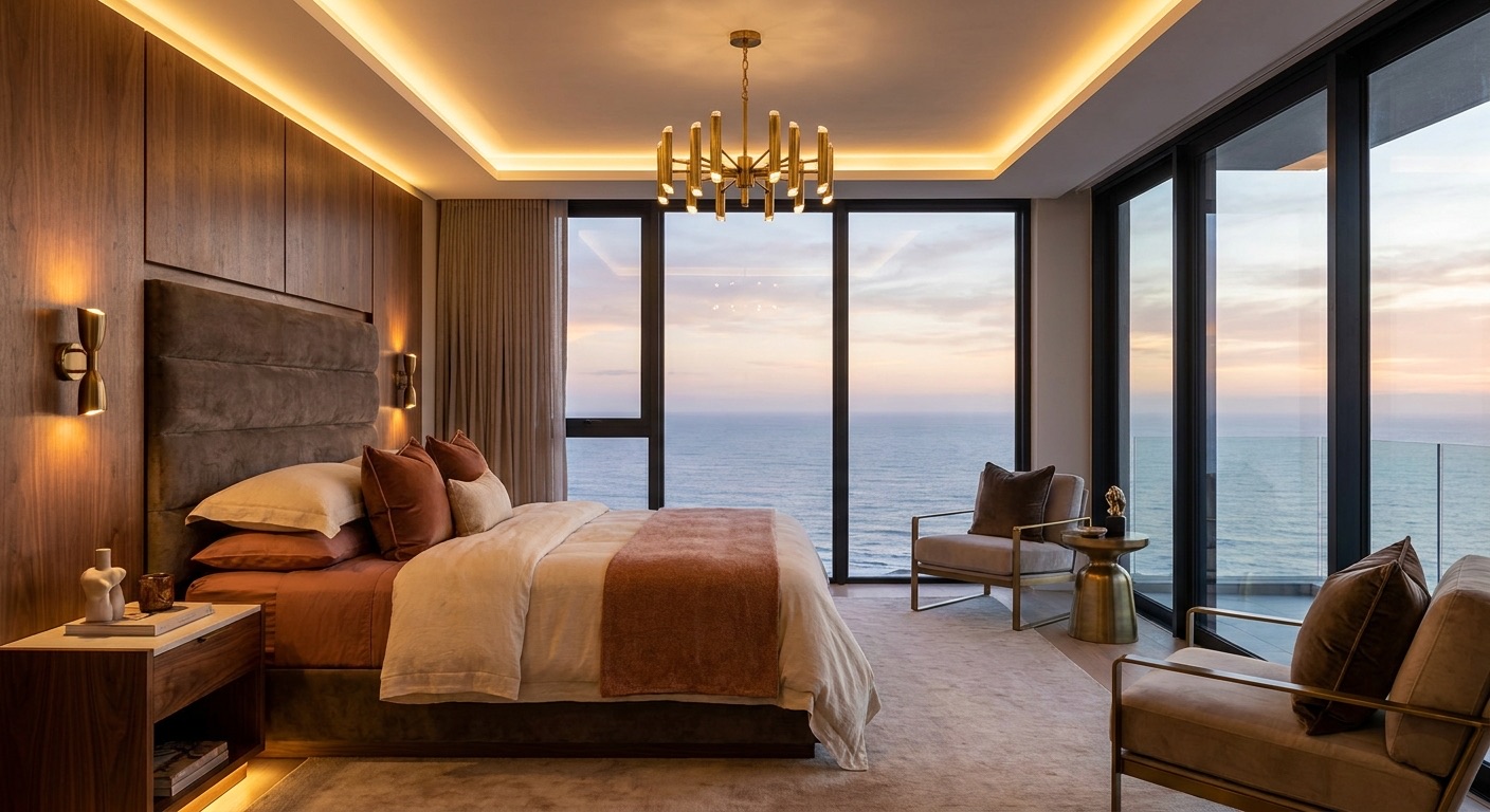 Boutique hotel suite render
