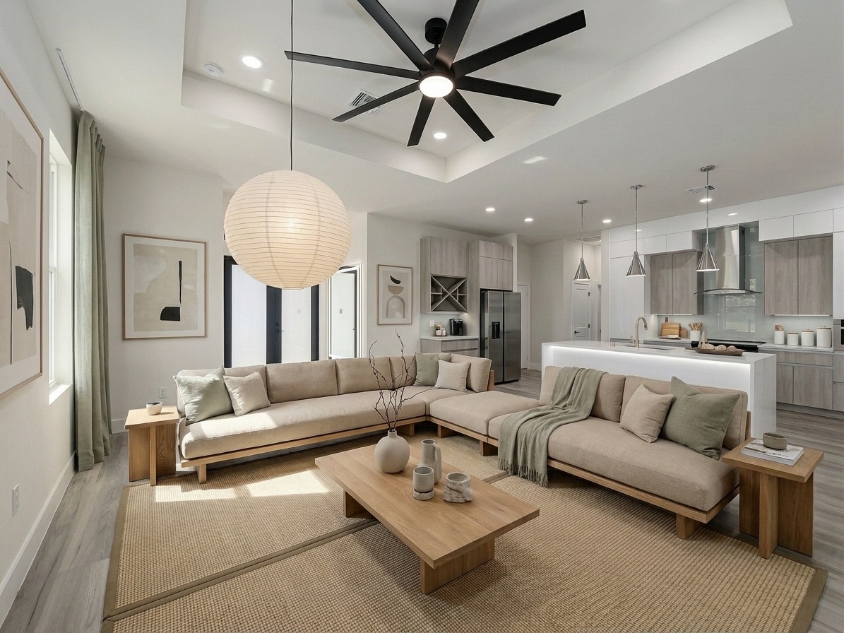 Japandi living room