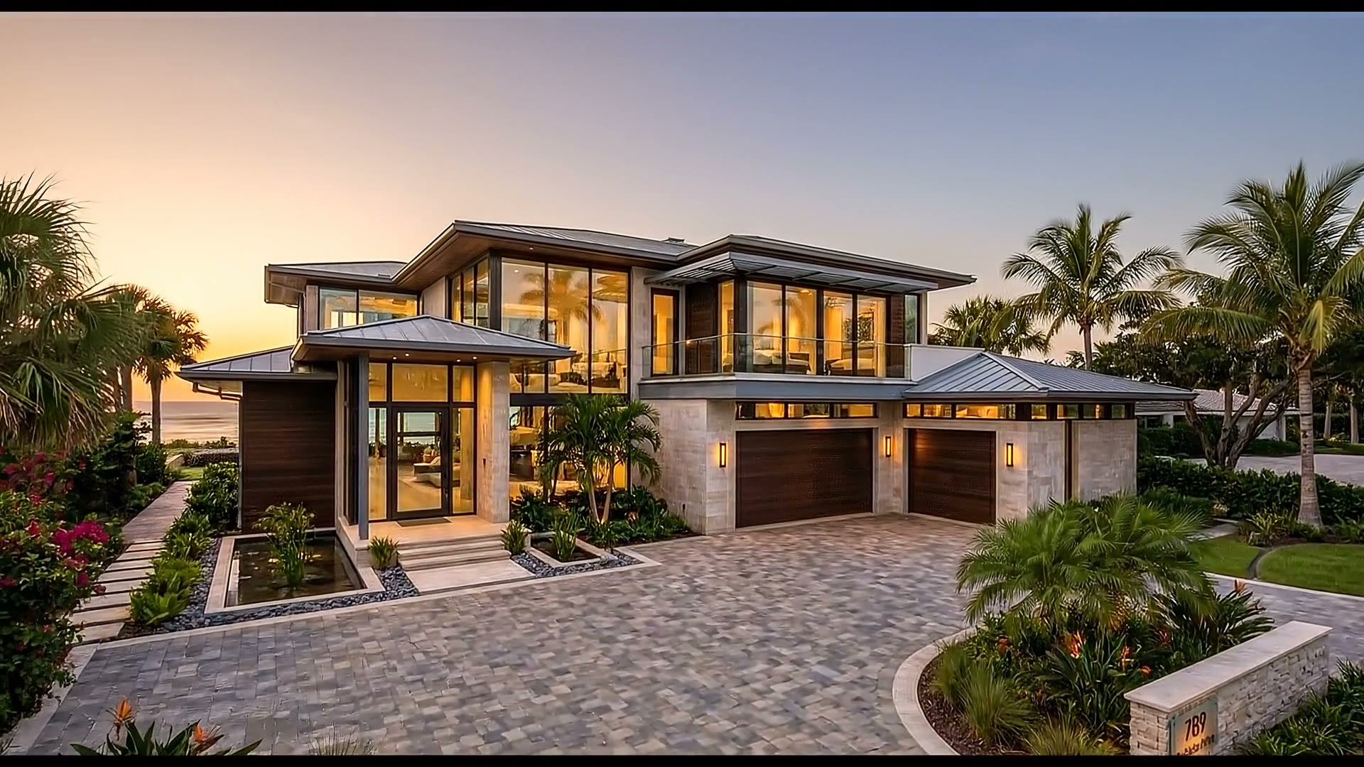 Cinematic architectural motion video